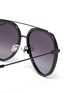 Detail View - Click To Enlarge - DONNIEYE - 'Surmonter' acetate aviator sunglasses
