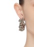 Figure View - Click To Enlarge - BALENCIAGA - Tassel bead hoop earrings