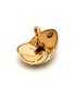 Detail View - Click To Enlarge - BALENCIAGA - Precious' logo engraved earrings