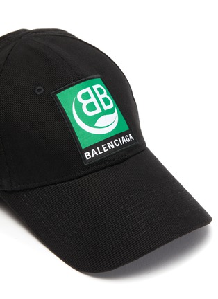 Detail View - Click To Enlarge - BALENCIAGA - Logo patch baseball cap