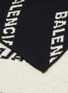 Detail View - Click To Enlarge - BALENCIAGA - Jacquard logo camel wool blend scarf