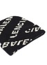 Detail View - Click To Enlarge - BALENCIAGA - Jacquard logo camel wool blend beanie