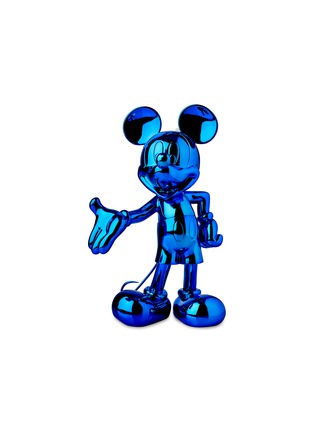 Main View - Click To Enlarge - LEBLON DELIENNE - Welcome Mickey Chrome Sculpture – Chromed Blue
