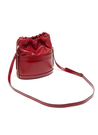 Detail View - Click To Enlarge - GUCCI - Morsetto' horsebit drawstring crossbody pouch
