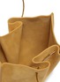 Detail View - Click To Enlarge - THE ROW - 'Flat' ring handle suede micro bag