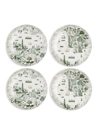 Main View - Click To Enlarge - FAUX - 8-Inch Starter Plates Set – Willow Hong Kong & Kowloon Mix