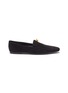 Main View - Click To Enlarge - THE ROW - 'Minimal' brooch pin suede loafers