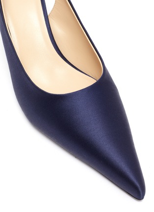 Detail View - Click To Enlarge - THE ROW - 'Bourgeoise' satin slingback pumps