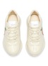 Detail View - Click To Enlarge - GUCCI - 'Rhyton' apple logo print sneakers