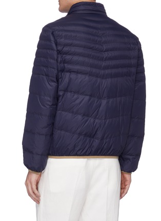Back View - Click To Enlarge - BRUNELLO CUCINELLI - Zip front ultra-light nylon quilt puffer jacket
