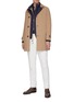 Figure View - Click To Enlarge - BRUNELLO CUCINELLI - Zip front ultra-light nylon quilt puffer jacket