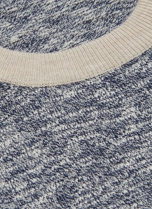  - BRUNELLO CUCINELLI - Contrast rib collar knit sweatshirt
