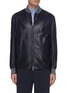 Main View - Click To Enlarge - BRUNELLO CUCINELLI - Reversible zip front Nappa leather bomber jacket