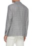 Back View - Click To Enlarge - BRUNELLO CUCINELLI - Notch lapel check single breasted blazer