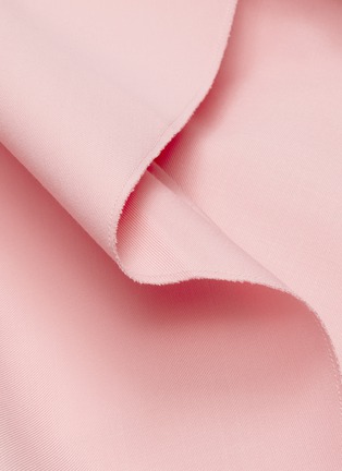 Detail View - Click To Enlarge - MING MA - Asymmetric Ruffle Hem Midi Skirt