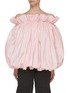 Main View - Click To Enlarge - MING MA - Off Shoulder Bubble Top