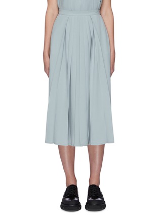 Main View - Click To Enlarge - SANS TITRE - Pleated A-line skirt