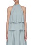Main View - Click To Enlarge - SANS TITRE - Halter neck pleated layer top