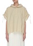 Main View - Click To Enlarge - SANS TITRE - Hooded drawstring top