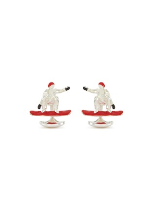 Main View - Click To Enlarge - DEAKIN & FRANCIS  - Snowboarder cufflinks