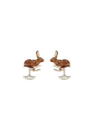 Main View - Click To Enlarge - DEAKIN & FRANCIS  - Brown hare cufflinks