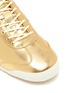 Detail View - Click To Enlarge - ONITSUKA TIGER - 'Mexico 66' lace up metallic leather sneakers