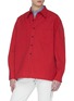 Front View - Click To Enlarge - KARMUEL YOUNG - Woollen square overshirt jacket