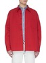 Main View - Click To Enlarge - KARMUEL YOUNG - Woollen square overshirt jacket