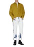 Figure View - Click To Enlarge - KARMUEL YOUNG - Woollen square overshirt jacket