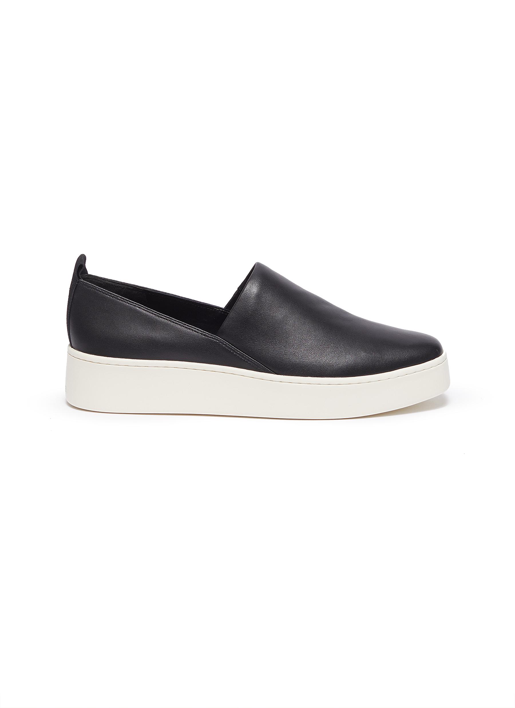 Vince Sneakers Saxon leather slip-ons