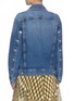 Back View - Click To Enlarge - MOTHER - 'The Buttoned Up Drifter' sleeve button denim jacket