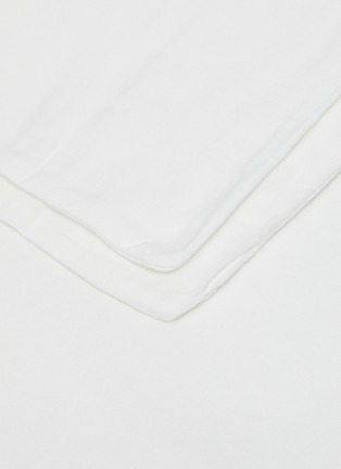 Detail View - Click To Enlarge - SOCIETY LIMONTA - Saten King Size Duvet Cover – White