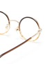 Detail View - Click To Enlarge - STEPHANE + CHRISTIAN - Round metal frame optical glasses