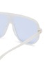 Detail View - Click To Enlarge - STEPHANE + CHRISTIAN - Marble effect acetate Google D frame sunglasses