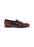 Main View - Click To Enlarge - SANTONI - 'Hollywood' apron front double monk strap loafers