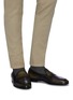 Figure View - Click To Enlarge - SANTONI - 'Hollywood' apron front double monk strap loafers