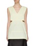 Main View - Click To Enlarge - 3.1 PHILLIP LIM - Side cutout V-neck sleeveless cotton top