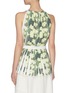 Back View - Click To Enlarge - 3.1 PHILLIP LIM - Floral print knife pleated belted tank top
