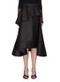 Main View - Click To Enlarge - 3.1 PHILLIP LIM - Two tiered ruffle front flared cotton midi skirt