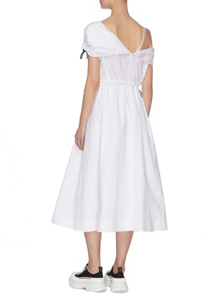 Back View - Click To Enlarge - 3.1 PHILLIP LIM - One shoulder parachute utility flared midi dress