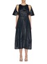 Main View - Click To Enlarge - 3.1 PHILLIP LIM - Cape sleeve cupro midi dress