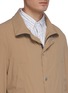 Detail View - Click To Enlarge - BRUNELLO CUCINELLI - Detachable hood zip front parka jacket
