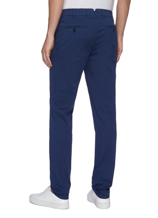 Back View - Click To Enlarge - BRUNELLO CUCINELLI - Stretch gabardine cotton blend chino pants