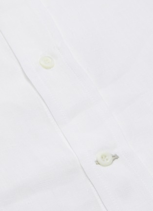  - BRUNELLO CUCINELLI - Button-up linen shirt