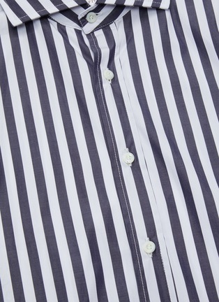  - BRUNELLO CUCINELLI - Spread collar stripe cotton shirt
