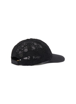 Figure View - Click To Enlarge - GUCCI - Monogram embroidered baseball cap