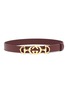 Main View - Click To Enlarge - GUCCI - GG horsebit buckle leather belt
