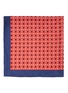 Detail View - Click To Enlarge - GUCCI - Geometric monogram silk twill scarf