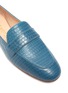 Detail View - Click To Enlarge - STUART WEITZMAN - 'Payson' croc embossed leather loafers