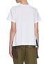 Back View - Click To Enlarge - SACAI - Sun Surf' pleated side T-shirt
